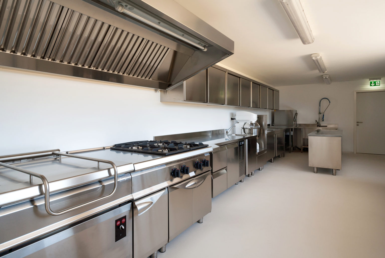 Professional kitchen in modern building